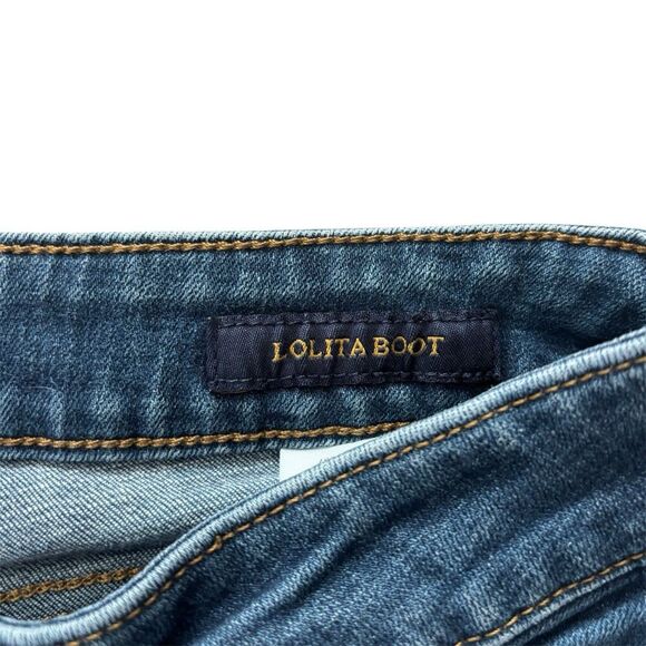 Lucky Brand Women’s Lolita Boot Jeans Size 10/30 Dark Wash Mid Rise Denim - Picture 4 of 6